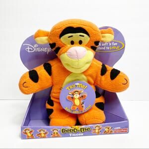 Fisher-Price Bend-Me Winnie The Pooh Tigger 18month+ Plush Toy BRAND NEW